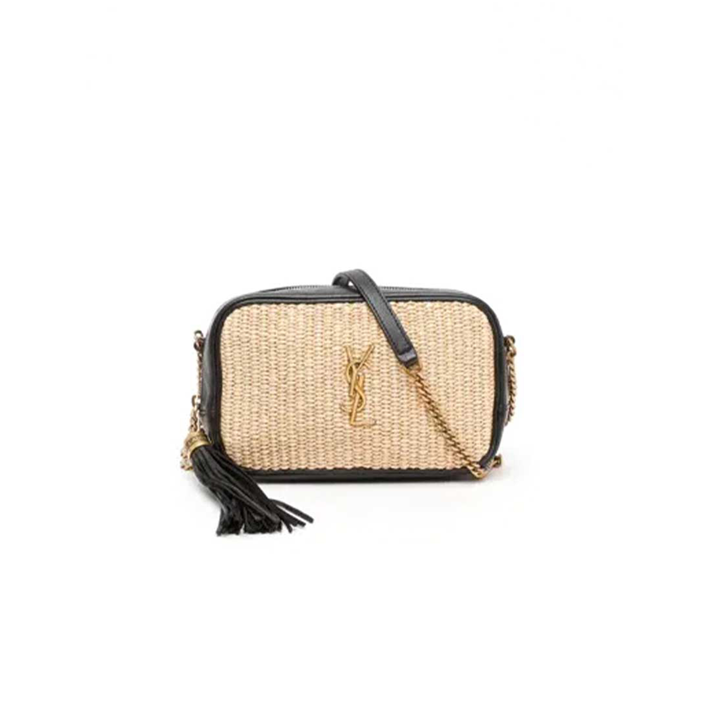 Y51 lou mini Y51 monogram raffia camera bag 585040 (18*10*5cm)